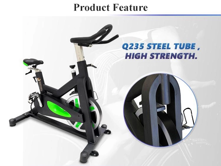 Commercial Indoor Upright Sports Body Building Home Gym Spin Bicycle Fitness Equipment Stationary Cycling Trainer Air Magnetic Exercise Spinning Bike