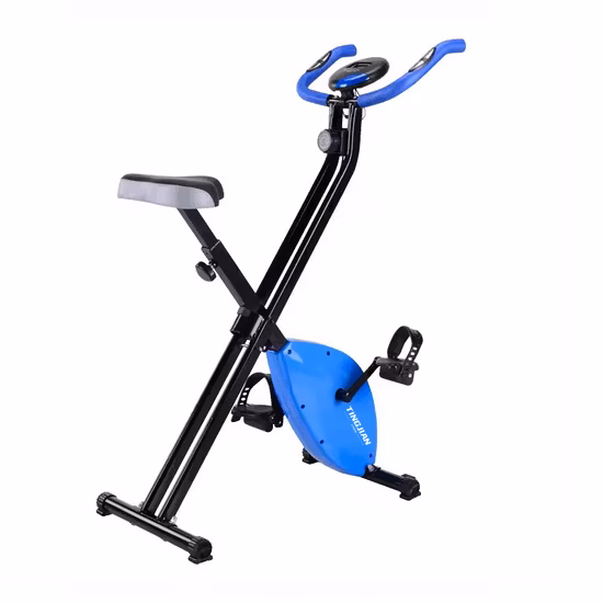 Practicar gimnasio en casa Fitness ejercicio plegable bicicleta giratoria X